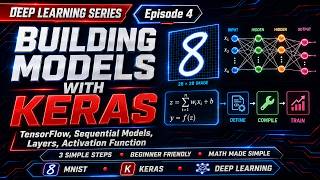 #4 Deep Learning: Models with Keras | TensorFlow, Sequential Model, Activation Function | Episode 4
