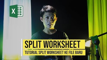 cara split worksheet menjadi file baru | VBA