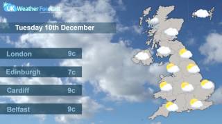Uk National Weather Forecast - Tuesday 10Th December 2013