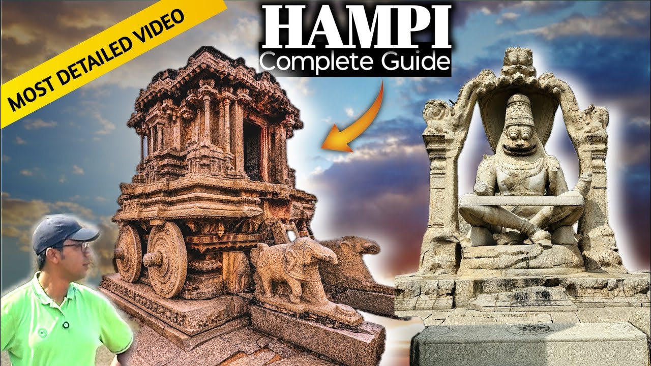 South Hampi |Vitthala Temple|Virupaksha Temple|Lotus Mahal | Elephant |Stone Chariot Musical Pillar