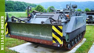 M113A1 B Dozer - armored personnel carrier - HD