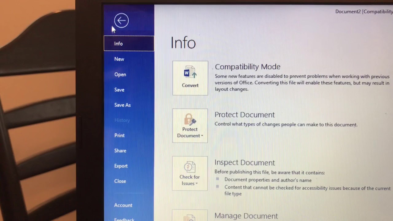 How To Save A File In Word - YouTube