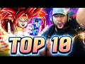 MY TOP 10 DOKKAN CHARACTERS SINCE RETURNING!