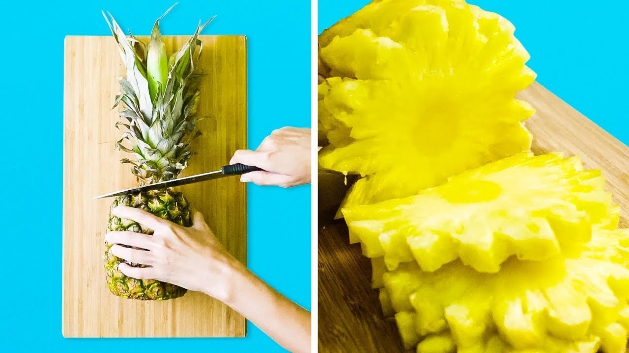 25 FACONS GÉNIALES DE COUPER LES FRUITS ET LEGUMES - YouTube