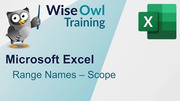 Excel - Range Names, Scope