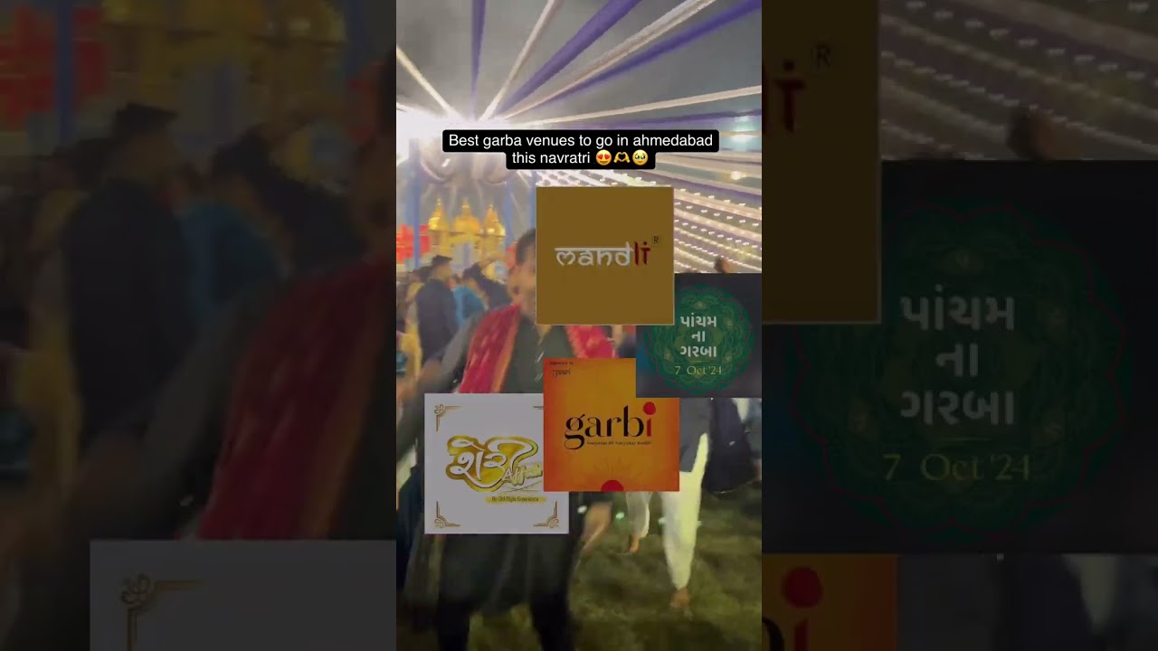 Best Garba venue to go in Ahmedabad this Navratri 2024 || YR PATIL 