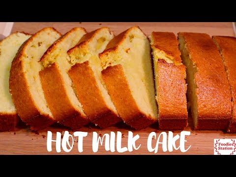 Hot Milk Cake In a Blender| Easiest cake| Soft, Moist and Fluffy| Super Spongy Hot Milk Cake Recipe