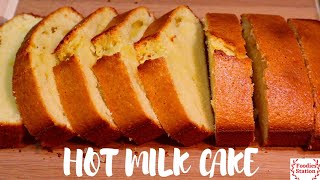 Hot Milk Cake In a Blender| Easiest cake| Soft, Moist and Fluffy| Super Spongy Hot Milk Cake Recipe screenshot 5