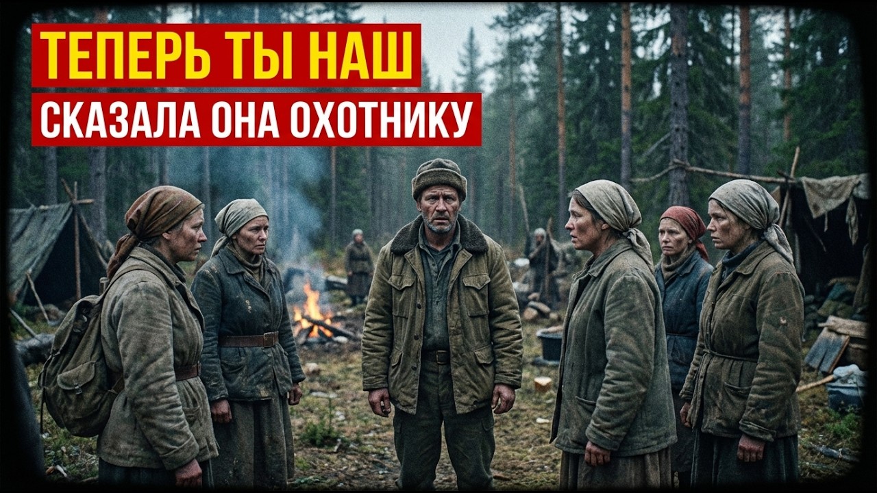 Охотник Нашёл ЛАГЕРЬ БЕГЛЫХ ЗЕЧЕК в Тайге. 15 Женщин, 10 Лет Без Мужиков.