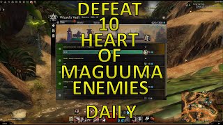 Gw2 - Fasteasy Defeat 10 Heart Of Maguuma Enemies Daily Wizards Vault