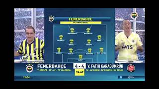 Fenerbahçe 5  golü attı FB TV spikerleri çıldırdı