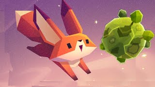 The little fox  -Game walkthrough ( How to get the blue crystals and time )mysterious forest planet screenshot 5