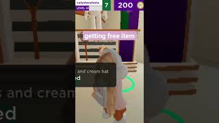 GETTING FREE ITEM! (2023) #Roblox #edit #gameslot