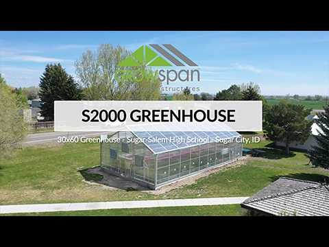 Sugar-Salem High School – Sugar City, ID – GrowSpan Series 2000 Commercial Greenhouse