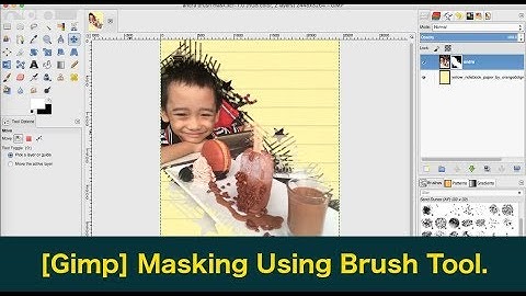 [Gimp] Masking Using PaintBrush Tool