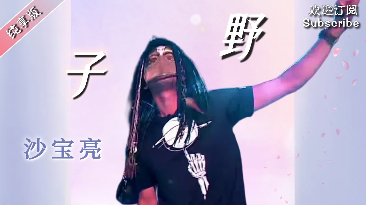 #沙宝亮 《野子》神级现场！1080i高清源码全网最高画质 #蒙面歌王