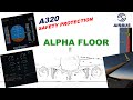 Airbus a320 safety protection  alpha floor