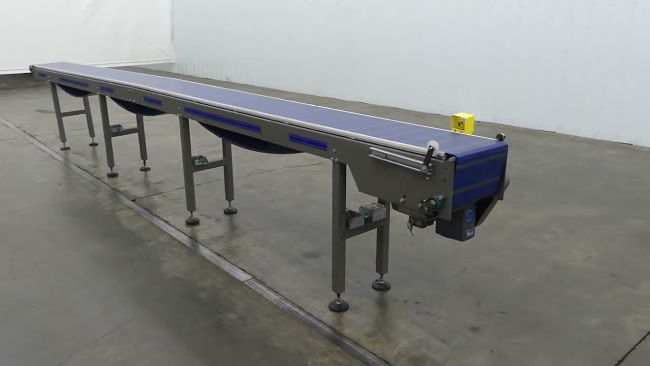 E20684 - Arpac Blue Belt Mat Top Conveyor 20'L x 13.75"W