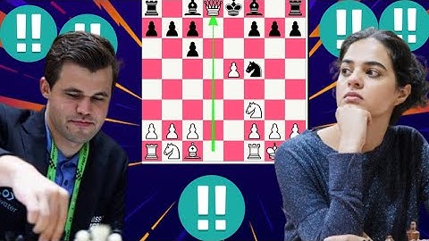 Perfect chess game 57, Magnus Carlsen vs Tania Sachdev