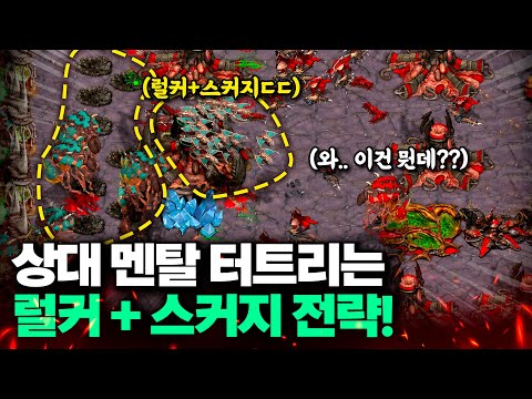 럴커 + 스커지로 승부하는 미친 빌드ㅋㅋㅋㅋ (<strong>저그</strong> 맞춤 빌드로 한번 써보세요)