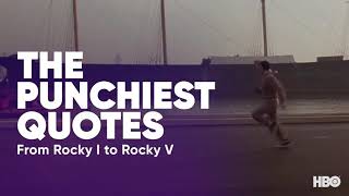 The Best Quotes From Rocky I Through Rocky V Hbo Max