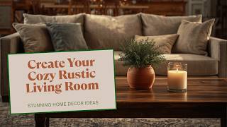 10 Creative Low-Budget Rustic Home Decor Ideas for a Warm Cozy House