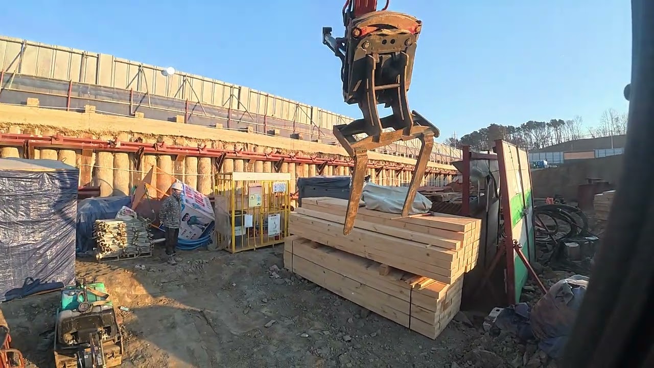 굴착기 6w 토목현장의 일상#excavator 