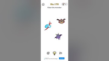 brain out level 178/Clear the monster?