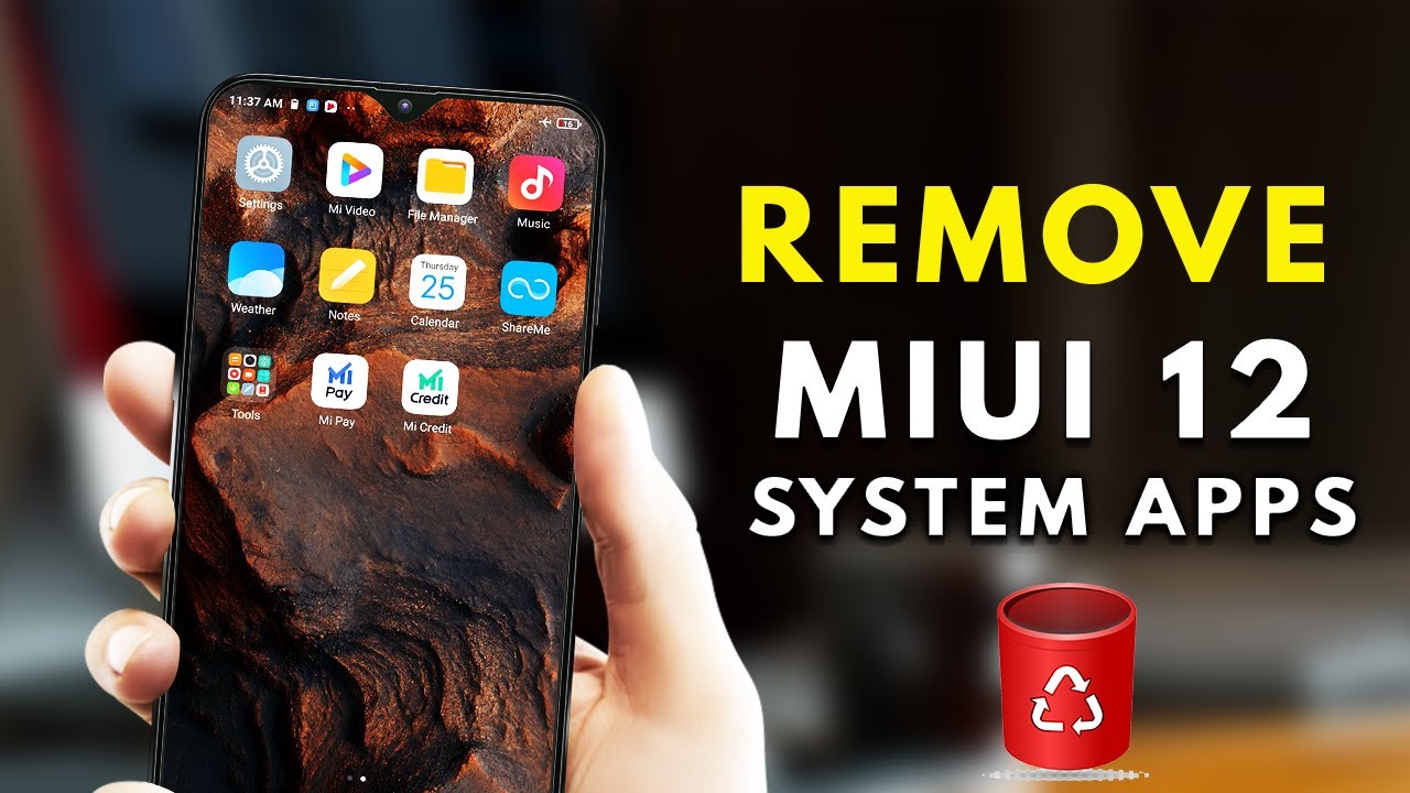 Remove Miui 12 System Apps Without Root Debloat Miui 12 Youtube