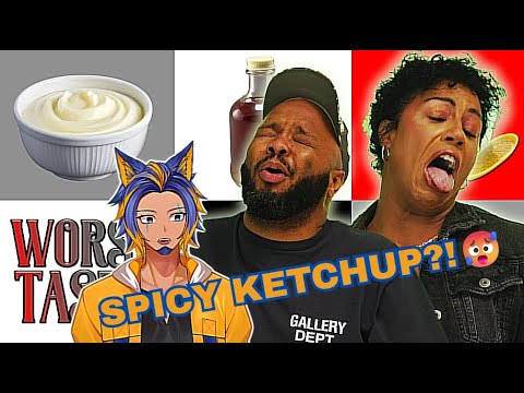 THESE SAUCES... OkamiWes Reacts - Worst Condiment (Worst Taste)