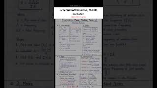 Statistics class 10 #shortsfeed #chemistrypage #motivation #exam #education #statistics  #mathstats
