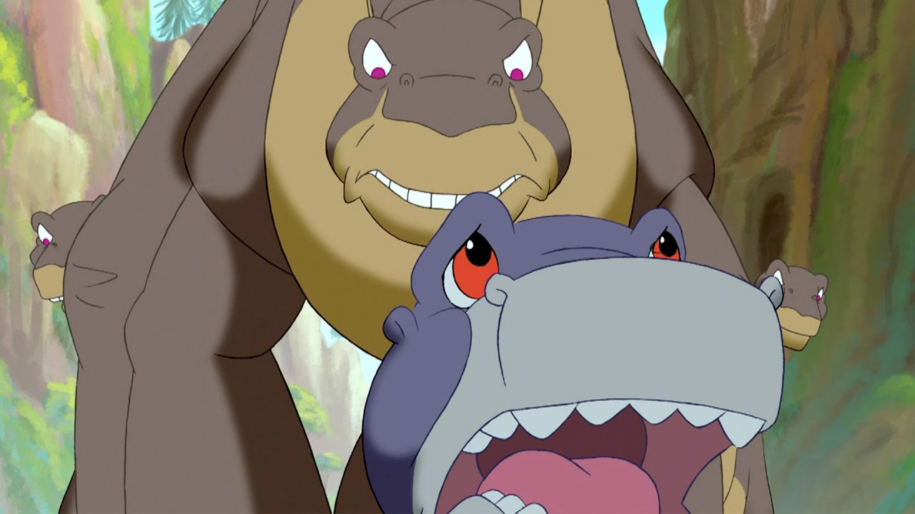 Pescoçudos Atacam o Dentuço | Em Busca do Vale Encantado Em Português