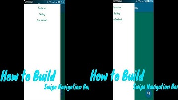 How to Build Swipe Navigation Menu / Slide Menu in Sketchware Andriod App