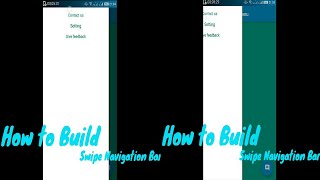 How to Build Swipe Navigation Menu / Slide Menu in Sketchware Andriod App