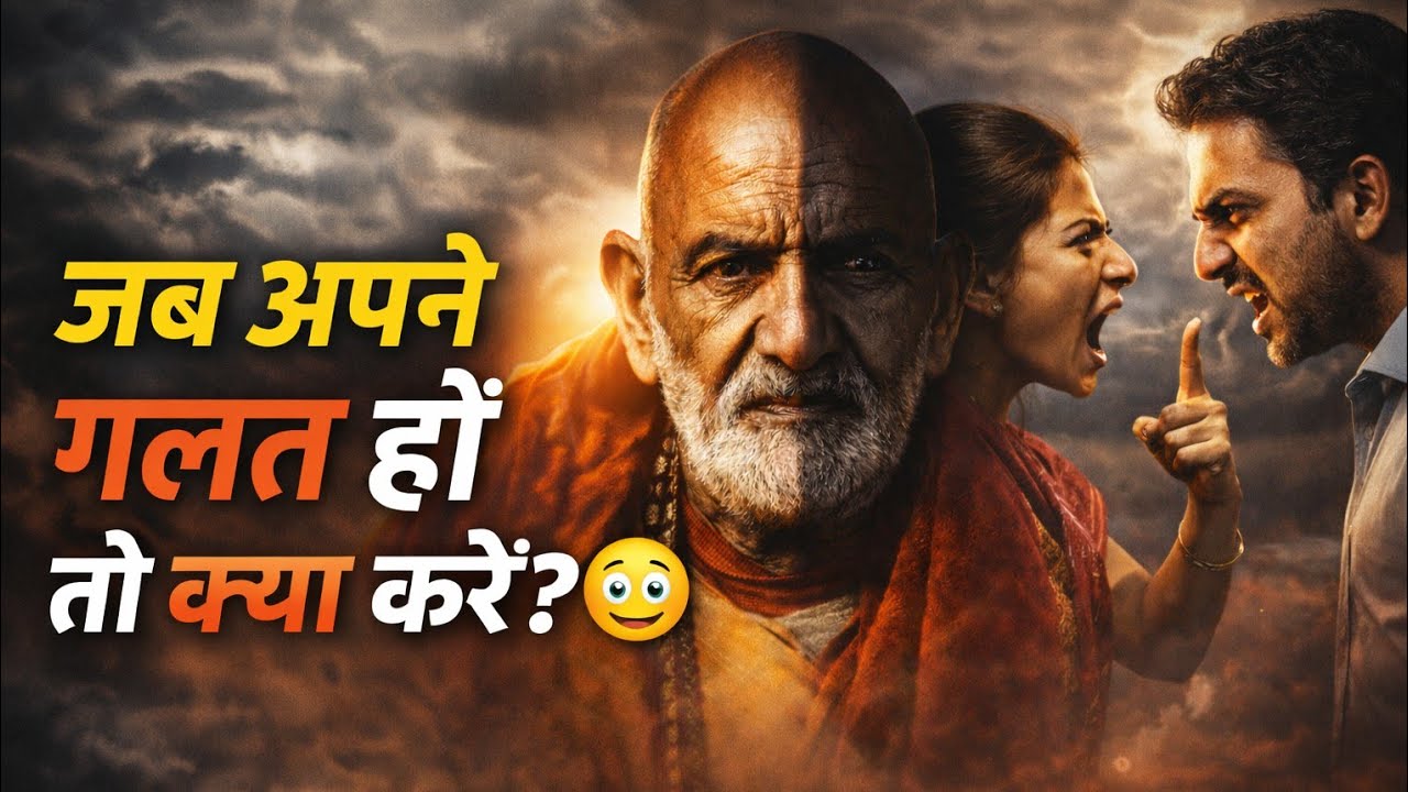 जब अपने गलत हों तो क्या करें? 😳 | Neem Karoli Baba Ji