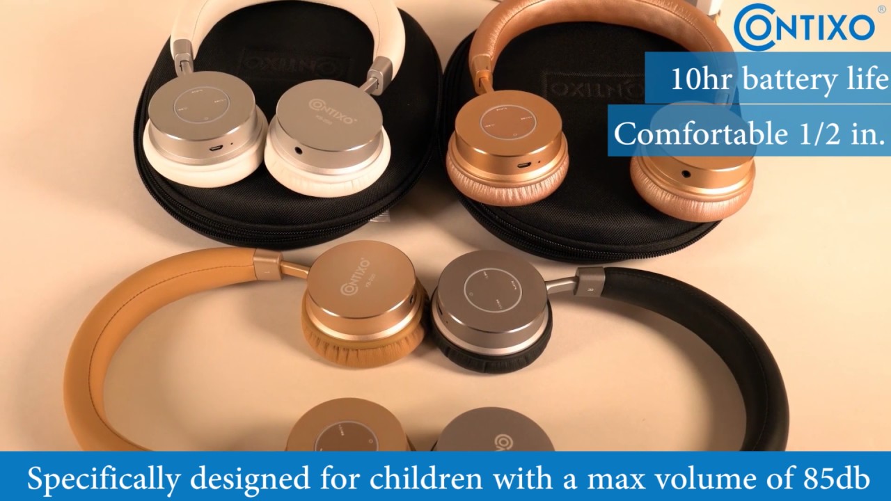 Contixo KB200 Kids Bluetooth Headphones Demonstrational Video