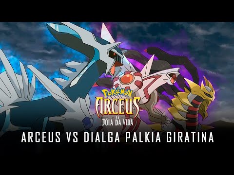 Arceus confronts Palkia, Dialga, and Giratina [Pokémon Legends: Arceus] 