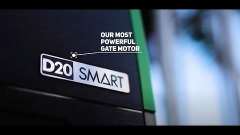 SMART Access Automation | D20 SMART Heavy Industrial Sliding Gate Motor