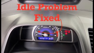 Honda Civic Idle fluctuates, surges, stalls, Idle Relearn