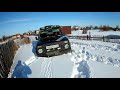 НИВА 4х4/ квадро-лебёдка E-Winch 4000 LBS 2т/ резина Tunga Nordway 235/75 R15 Тест по сугробам!!!