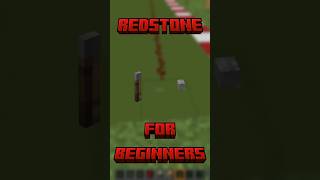 REDSTONE FOR BEGINNERS: The lever and the button! #minecraft #redstone #tutorial
