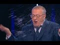 СКАНДАЛ! Собчак облила Жириновского водой на дебатах у Соловьева