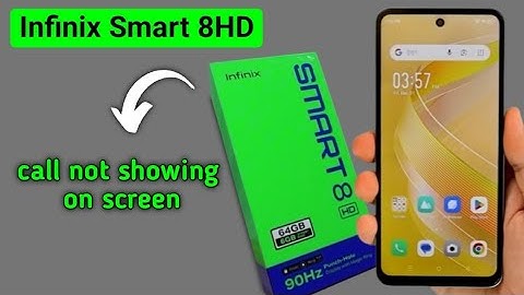 incoming call ringing but not showing infinix smart 8 HD, how to fix incoming call not showing on sc