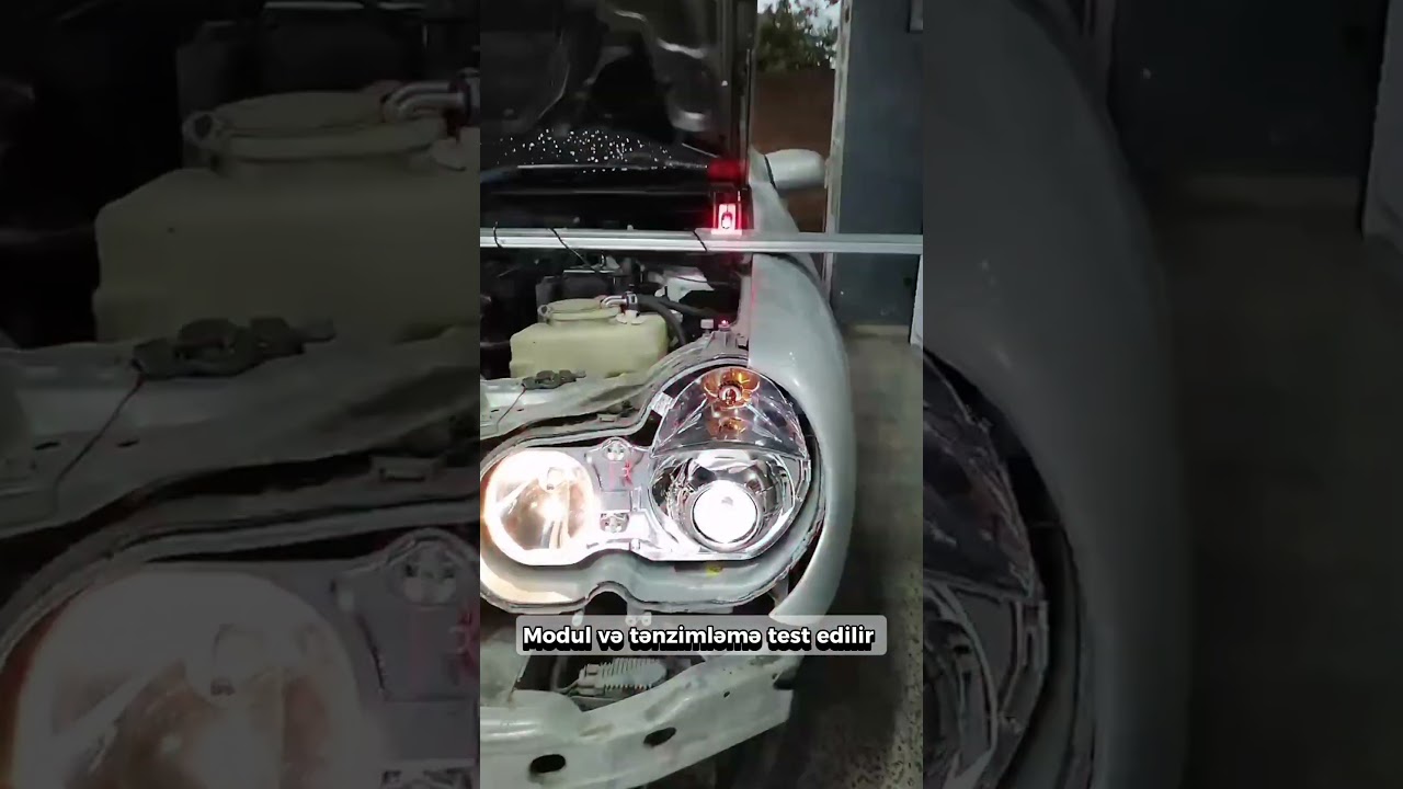 Aozoom "A3MAX ENEG" 3.0 inch bi-led modul və 3.0-05 nasadkalar quraşdırıldı. Mercedes-Benz W210