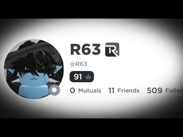 The R63 Roblox Account And It's Mystery 