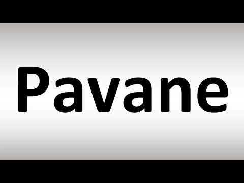 Video: ¿Cómo se escribe pavana?