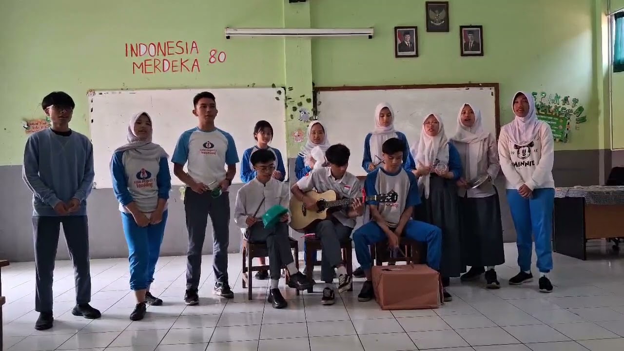 UJIAN PRAKTEK SENI BUDAYA KELOMPOK 1 XII-B
