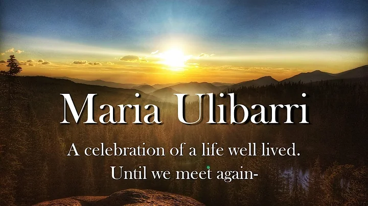 Memorial Service for Maria Ulibarri