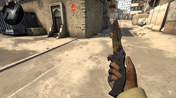 CS GO KNIFES: ★ Huntsman Knife | Case Hardened Field Tested (FT)