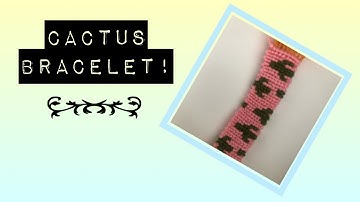 How to make a cactus friendship bracelet!! (Intermediate)